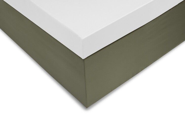 Lion Beddenshop Zo home Satinado Topper Hoeslaken Katoen Satijn - white - 160x200