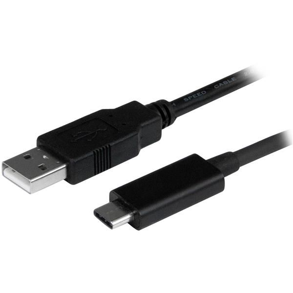 StarTech.com 1m USB-C naar USB-A Kabel - USB 2.0 - Zwart