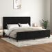 Prolenta Maison Exclusive - Bedframe zonder matras, zwart, 200x200 cm, fluweel
