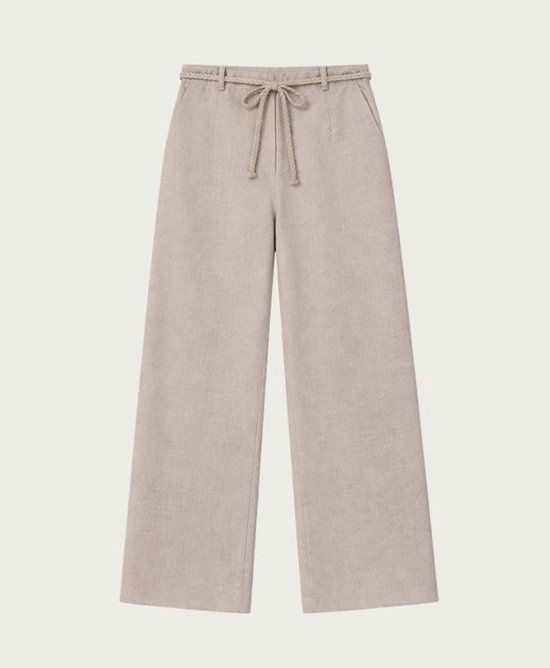 Elvira Collections Elvira Broek Yara Beige Katoen 93% Elastaan 7% Regular Fit Regular Waist