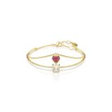 Swarovski Chroma Armband Rood Verguld Metaal