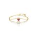 Swarovski Chroma Armband Rood Verguld Metaal