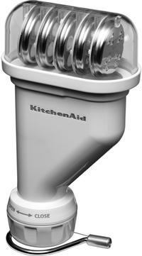 KitchenAid Gourmet Pasta Press - Grey, Stainless Steel - Compatible with KitchenAid Stand Mixers