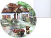 CARMANI table ronde en verre - Dorpsleven