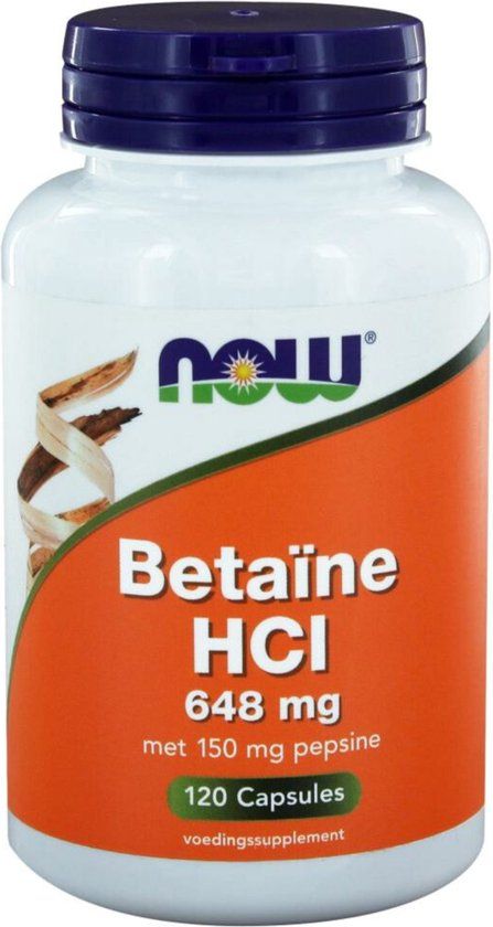 Now Foods Betaïne HCL 120 Vegicaps