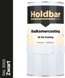 Holdbar Badkamercoating Zwart (RAL 9005) 1 kg
