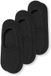 Schiesser heren long life cool footies zwart