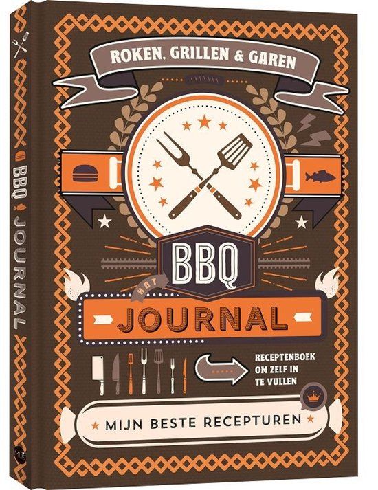 BBQ Journal: Receptenboek om zelf in te vullen