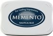 Tsukineko ME-607 Memento stempelinkt stempelkussen groot donker blauw Nautical blue