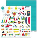 Anita & Zijn Welt verzamelkaartspel voor scrapbooking, papier, Cole, 30,5 x 30,5 cm