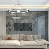 neu.haus Wandpaneel Bladel set van 8 panelen 120x60 cm Grey Diamond