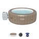1,96 Bestway Lay-Z-Spa® Spa gonflable beige Palm Springs AirJet 6 places - 1,96 m x 71 cm