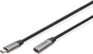 Digitus DB-300230-010-S USB-kabel USB 3.2 Gen1 USB-C, USB-C bus, USB-C stekker 1.00 m Zwart