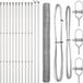 vidaXL - zeshoekig - gaashek - met - grondbevestiging - 25 - x - 1,6 - m - zilver - Mesh