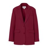 PIECES Curve regular blazer Plus Size - donkerrood