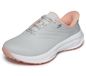 Skechers Go Golf Synthetic Upper Lace Up Spike Less golfschoenen voor dames, Lichtgrijs/roze, 38 EU