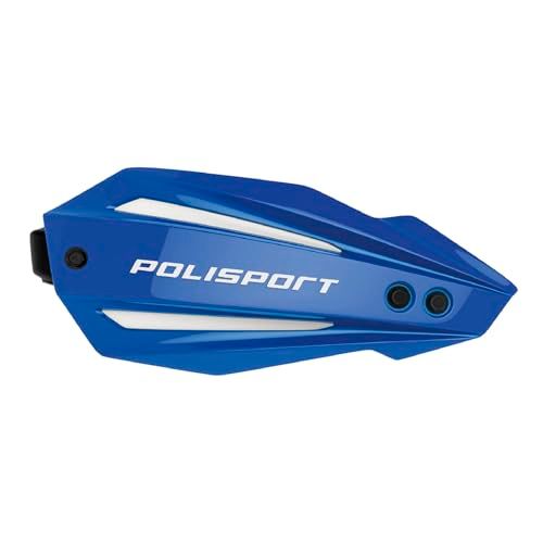 POLISPORT 8308600004 - Handkappen BULLIT FWA 2 bevestigingspunten met kunststof stang MX-Style van kunststof inclusief montageset compatibel met alle MX/enduro-modellen in kleur blauw
