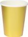 Folat Party Products Folat - Bekers - Karton - Metallic goud - 8st. - 250ml