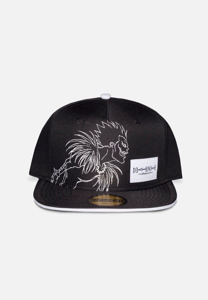 Difuzed Death Note Snapback Pet Ryuk Graphic Zwart 8718526147018