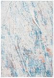 Safavieh Tulum Collection TUL210 Boho Chic Indoor Geweven Accent Vloerkleed, ivoor/blauw, 61 x 91 cm