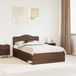 vidaXL Bedframe Bruin Eiken Massief Grenenhout 120 x 190 cm
