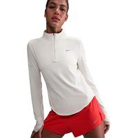Nike Swift Hardloopshirt Dames - crème, zilver, Maat M