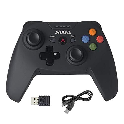 SHAKS S1 + Bluetooth Wireless Controller / 2,4 GHz Dual voor Android en Windows 7/8/9/10 en Xcloud en Steam, G-Force, compatibel met Switch, Dual Vibration, analoge trigger voor Fortnite, COD, FIFA