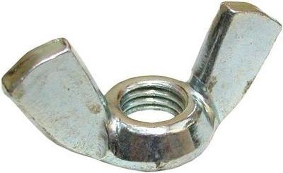 Deltafix Vleugelmoeren M3 Verzinkt 15 stuks DIN-315