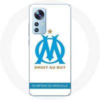 Maniacase Hoesjes voor Xiaomi Mi 12 / 12X Olympique de Marseille Logo Witte Achtergrond