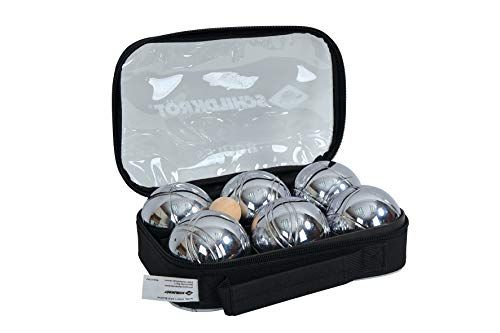 Schildkröt Boule, Boccia, Petanque Set - 2 x 3 stalen ballen, 1 x doelbal, draagtas - 970008
