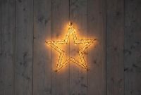 Anna's Collection 3D Star Metal 1200 LED Flash Transformer with Timer and Dimmer 56x5 cm Classic Warm