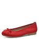 Jana Dames Ballerinas Mit Schleife Vegan