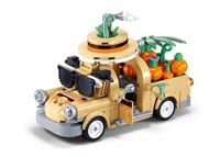 Sluban Girl's Dream Fruitwagen Bouwspeelgoed Kinderen Vanaf 7 Jaar - Constructiespeelgoed Modelbouw - Bouwdoos met 292 Bouwstenen en 1 Minifiguur - M38-B1175