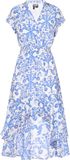 DreiMaster Vintage Jurk lichtblauw / wit
