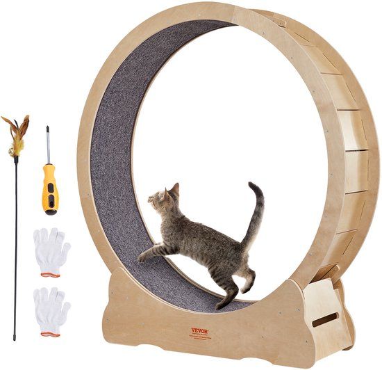 VEVOR Kattenloopwiel 1320x340x1415mm