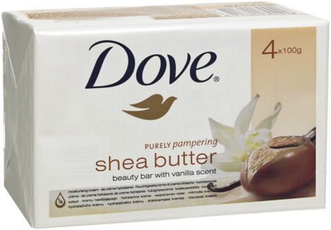 Dove Zeep purely pampering sheabutter 4pack 100gr