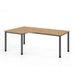 Hammerbacher Bureau 90° hoek met 4 ronde poten - 200 x 120 cm