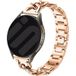 Strap-it Samsung Bracelet chaîne acier Samsung Galaxy Watch 5 Pro (or rose)