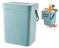 Petite poubelle biodégradable avec couvercle, 3 litres