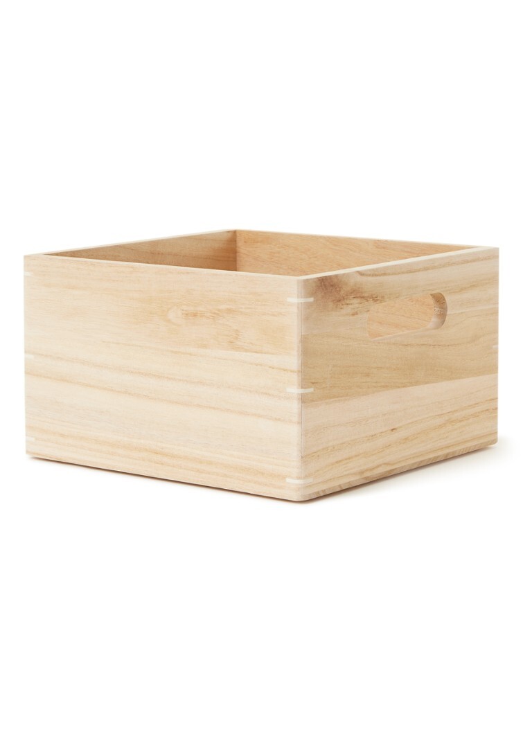 Inter Design Inter Design Wooden opbergbox 25 x 25 cm