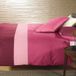 Caleffi City beddengoedset, katoen, bordeaux, eenpersoonsbed, 77959