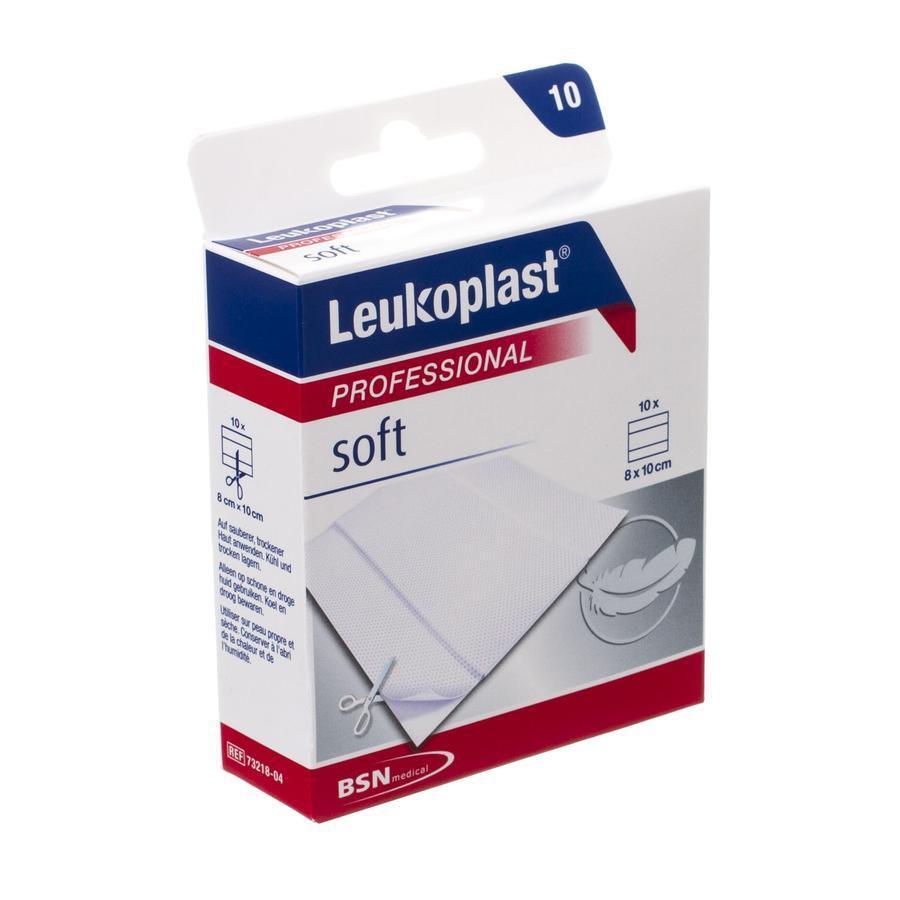 Leukoplast Professional Soft 8 x 10 cm 10 stuks