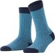 FALKE Family Special Edition gedessineerd katoen sokken dames blauw - maat 39-42