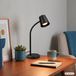 Briloner Skriva - Lampe de table - lampe de bureau - avec cordon - lampe de table pivotante - excl. GU10 - 13 x 38,5 cm - noir