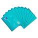 Oxford Touch Collegeblok A4, gelinieerd, 160 pagina's, turquoise, 10 stuks
