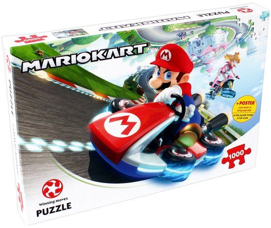 Winning Moves Mario Kart 1000 Stukjes Puzzel - 14+