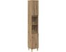 vidaXL Badkamerkast 30x30x190 cm bewerkt hout artisanaal eikenkleurig