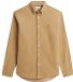 Tommy Hilfiger Heren Lange Mouwen Shirt L Katoen Camel