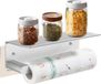 Support de rouleau de cuisine sans marque argent mat Aluminium