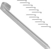 KOTARBAU® 12 stuks Grondanker voor Trampoline, Verzinkt Staal, 430 mm, Zilver
